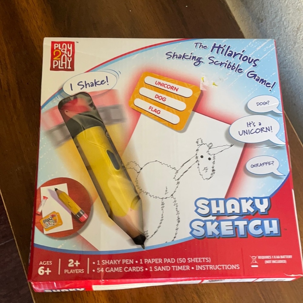 Shaky sketch game